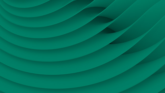 Concrete stairs with metal handrails lead to a large opening showing blue sky and wispy clouds.