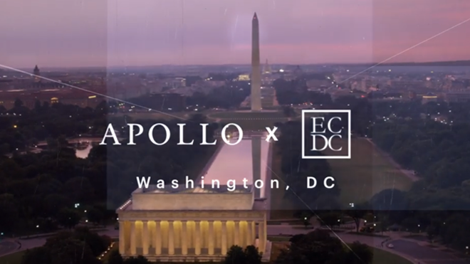 Marc Rowan and David Rubenstein sit opposite one another on stage at the Economic Club of Washington, D.C., discussing long-term investing in public vs. private markets, and the role of private investment grade credit and asset allocation in retirement solutions.